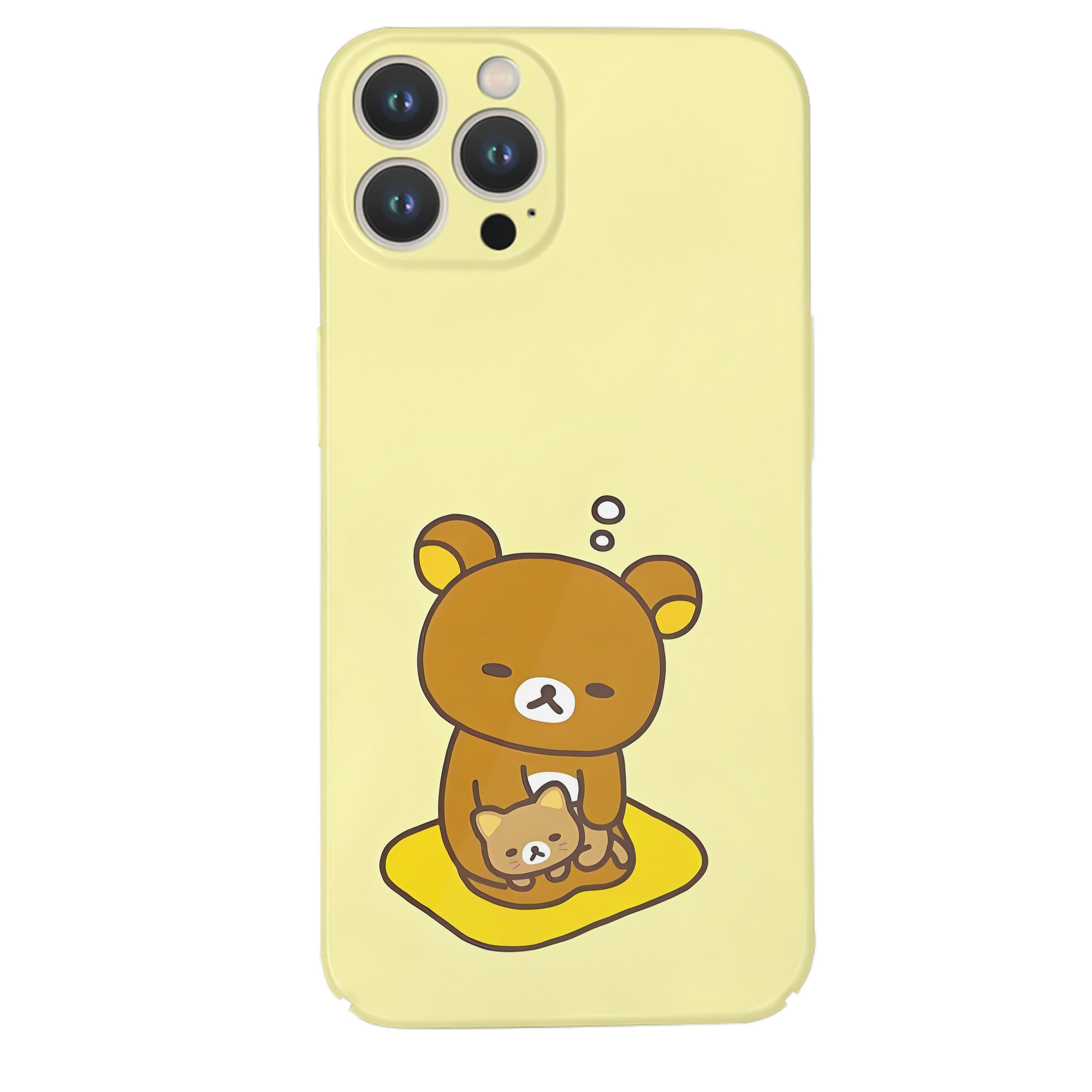（画像用） リラックマ リラックマ キイロイトリ Rilakkuma Korilakkuma Kiiroitori 【iPhone 14シリーズ対応】ハードケース